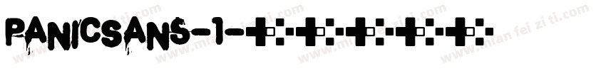PanicSans-1字体转换