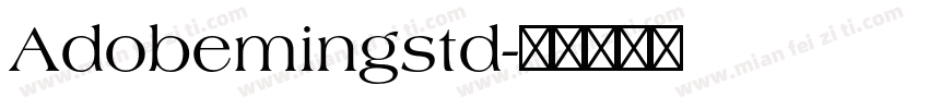 Adobemingstd字体转换