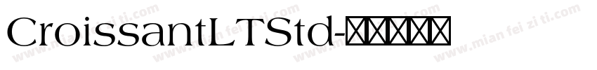 CroissantLTStd字体转换