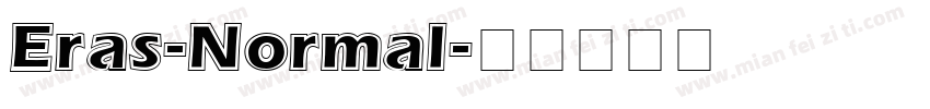 Eras-Normal字体转换