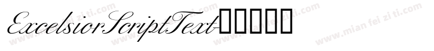 ExcelsiorScriptText字体转换