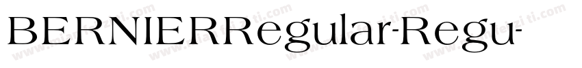 BERNIERRegular-Regu字体转换