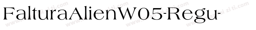 FalturaAlienW05-Regu字体转换