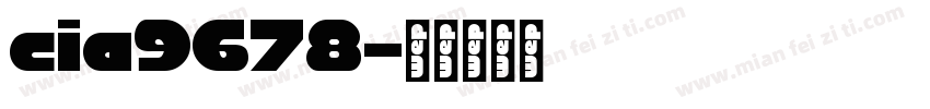cia9678字体转换