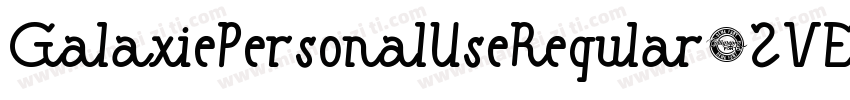 GalaxiePersonalUseRegular-ZVEXZ字体转换