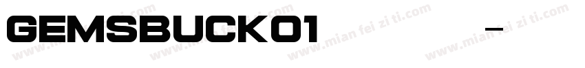 Gemsbuck01字体下载字体转换