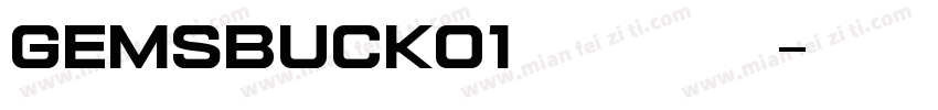 Gemsbuck01字体下载字体转换