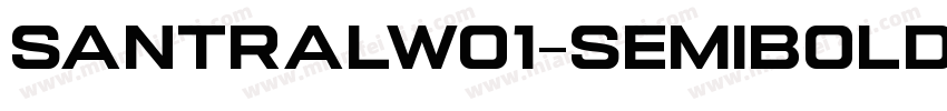 SantralW01-SemiBold字体转换