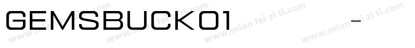 Gemsbuck01字体下载字体转换