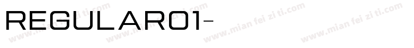 Regular01字体转换
