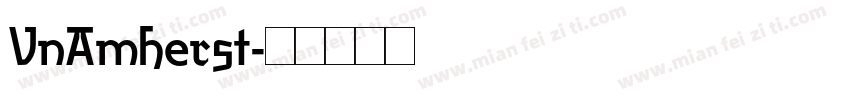VnAmherst字体转换