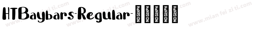 HTBaybars-Regular字体转换