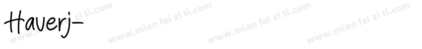 Haverj字体转换