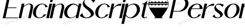 EncinaScript2PersonalUse-R2Le字体转换