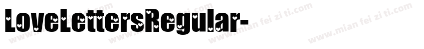 LoveLettersRegular字体转换