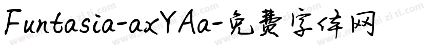 Funtasia-axYAa字体转换