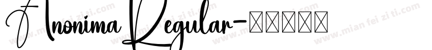 AnonimaRegular字体转换