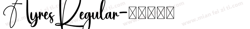 AyresRegular字体转换