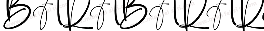 BARABARARegular字体转换