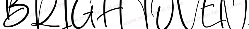 BRIGHTOVENRegular字体转换
