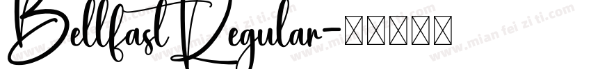 BellfastRegular字体转换