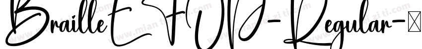 BrailleEFOP-Regular字体转换