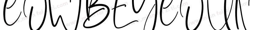 COWBEYCOUNTRYRegular字体转换