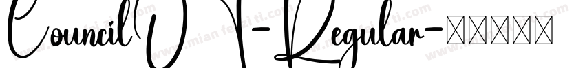 CouncilOT-Regular字体转换
