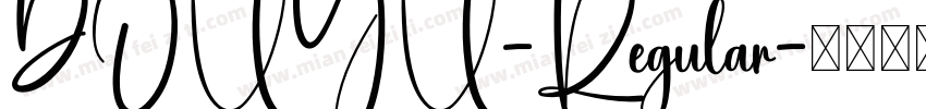 DOUYU-Regular字体转换