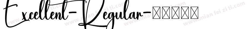 Excellent-Regular字体转换