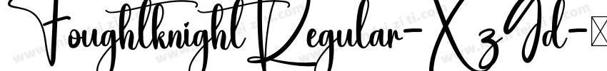 FoughtknightRegular-Xz9d字体转换