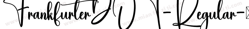 FrankfurterDOT-Regular字体转换