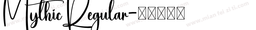 MythicRegular字体转换