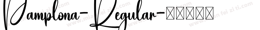 Pamplona-Regular字体转换