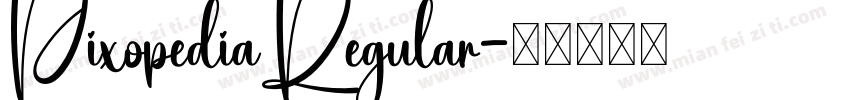 PixopediaRegular字体转换