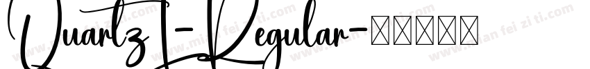 QuartzL-Regular字体转换
