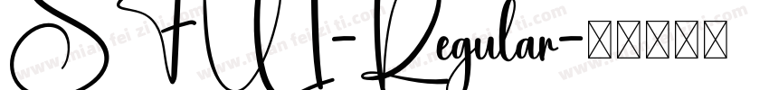 SFUI-Regular字体转换