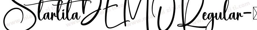 StarlitaDEMORegular字体转换