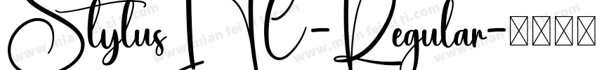StylusITC-Regular字体转换