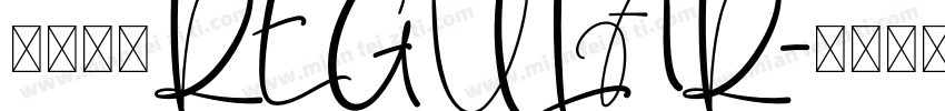 京东郎正REGULAR字体转换