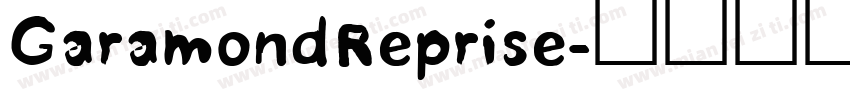 GaramondReprise字体转换