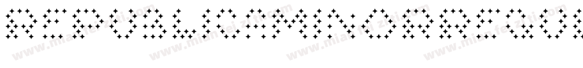 RepublicaMinorRegula字体转换