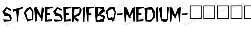 StoneSerifBQ-Medium字体转换