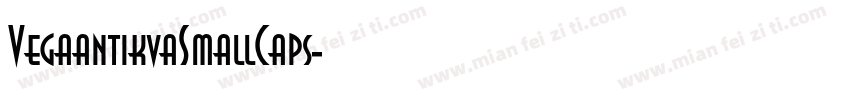 VegaantikvaSmallCaps字体转换