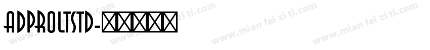 Adproltstd字体转换
