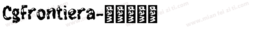 CgFrontiera字体转换