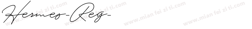 Hermes-Reg字体转换