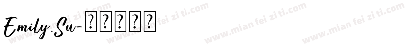 Emily.Su字体转换