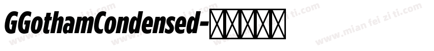 GGothamCondensed字体转换