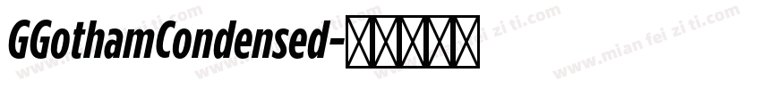 GGothamCondensed字体转换